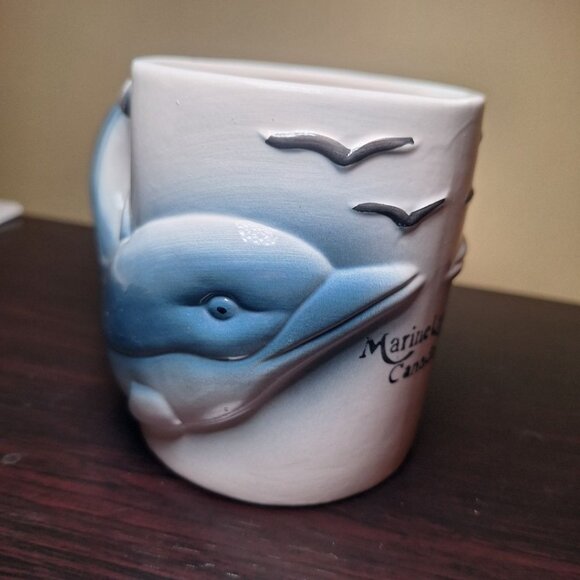 Marine Land Canada Mug Dolphin Coffee Cup Tea Souvenirs Aquarium Niagra Ontario - Picture 2 of 10